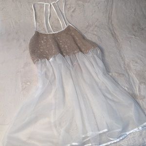 Large Victoria’s Secret sheer lingerie slip dress